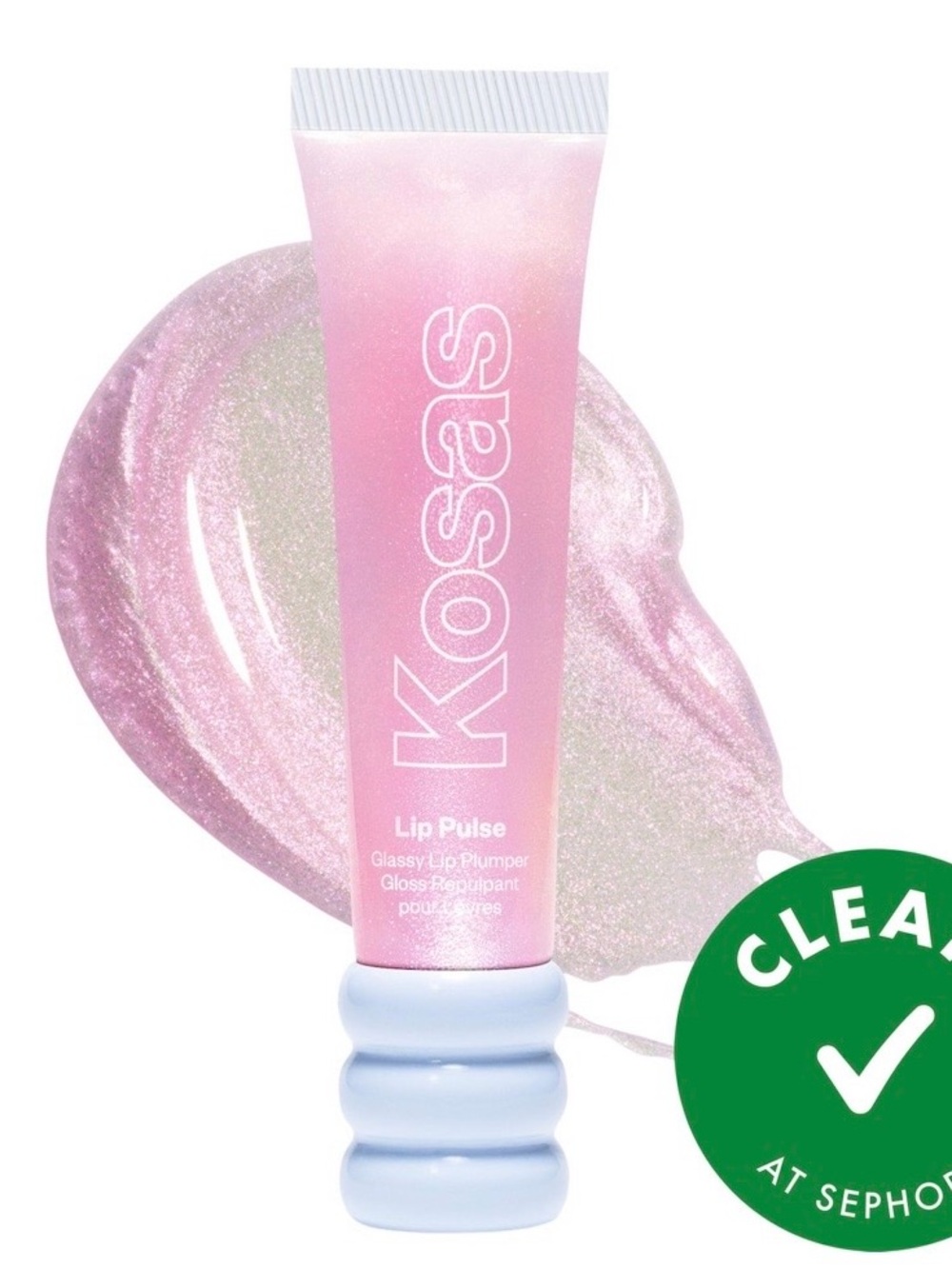 Kosas Lip Pulse Glossy Lip Plumper - Shimmery Pink
